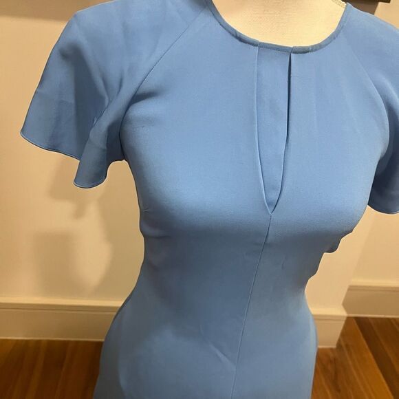 Reiss Eleni flutter sleeve dress size 2 - Picture 4 of 16